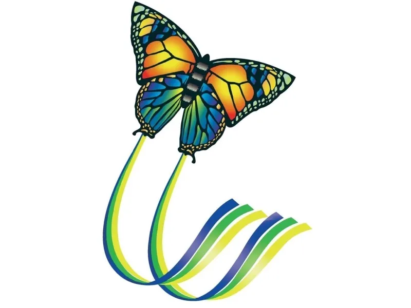 Günther Flugspiele En line Drage Butterfly Spændvidde 950 mm Vind Strength Fitness 4 - 6 bft