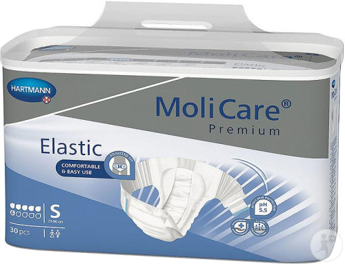 Molicare Premium Elastic Slip 6 Gouttes Taille S Incontinence Modérée 30 Pièces