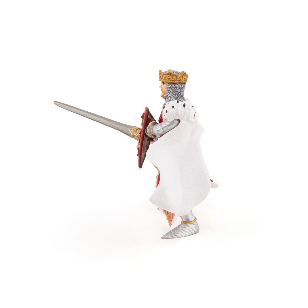 Figurine Roi Arthur rouge