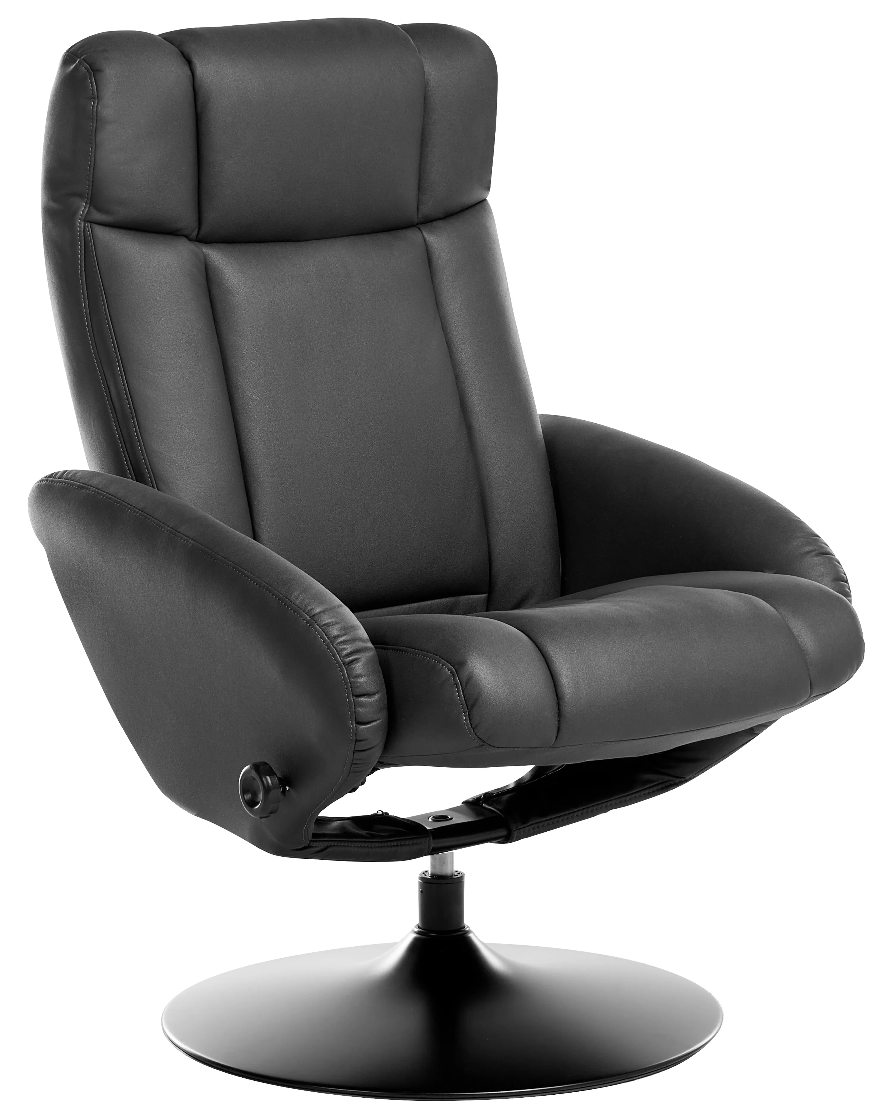Relaxfauteuil APATE Kunstleer Zwart