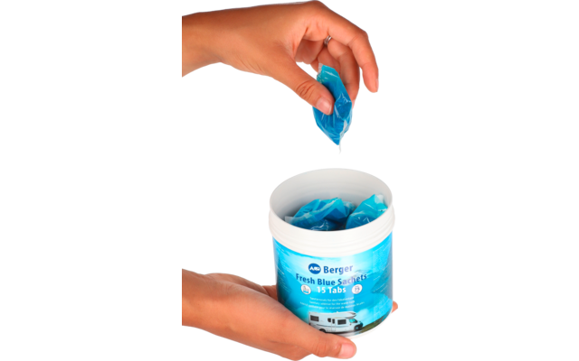 Berger Fresh Blue Sachets Sanitärzusatz 15 Tabs