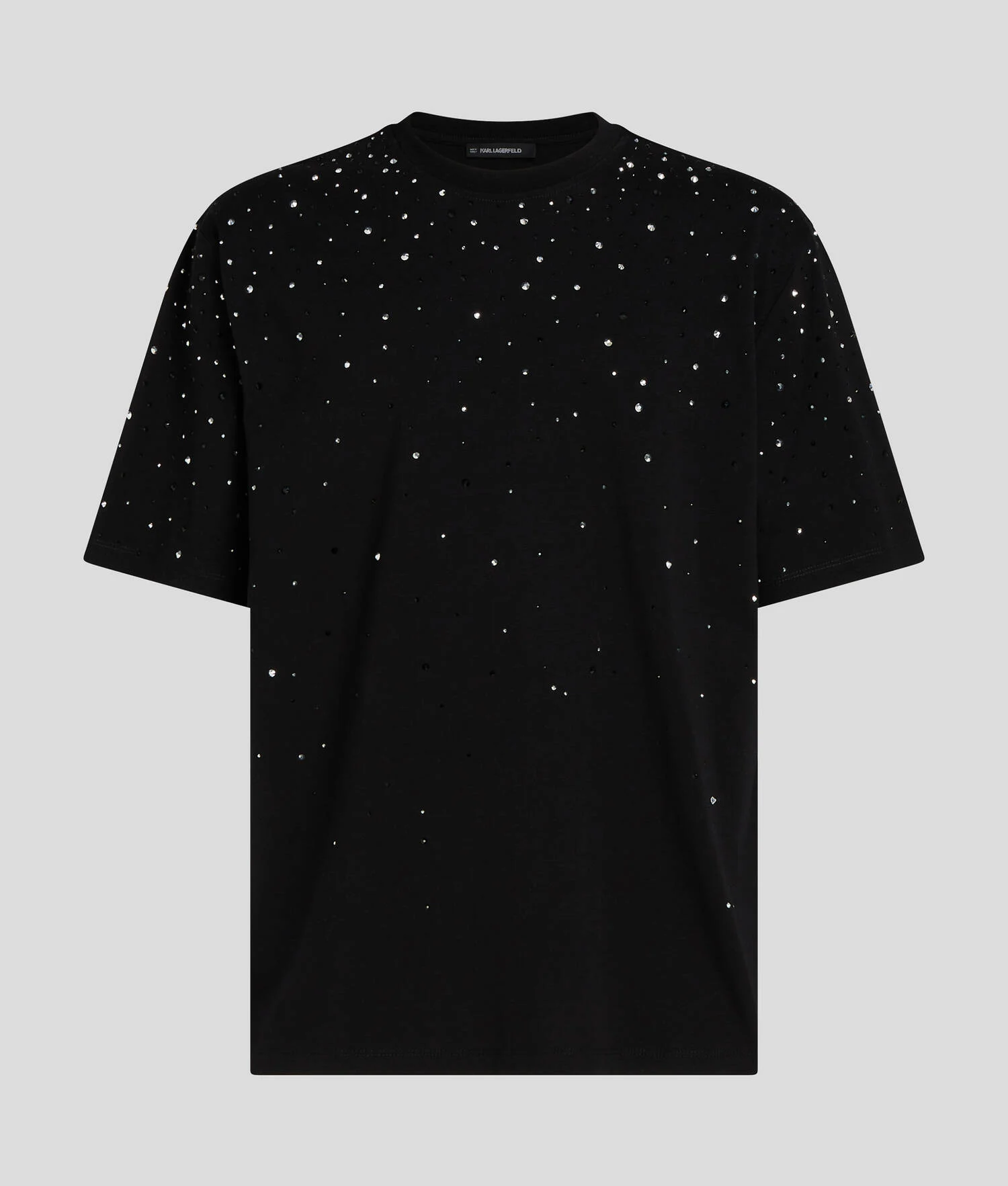 T-SHIRT EFFET DEGRADÉ À STRASS