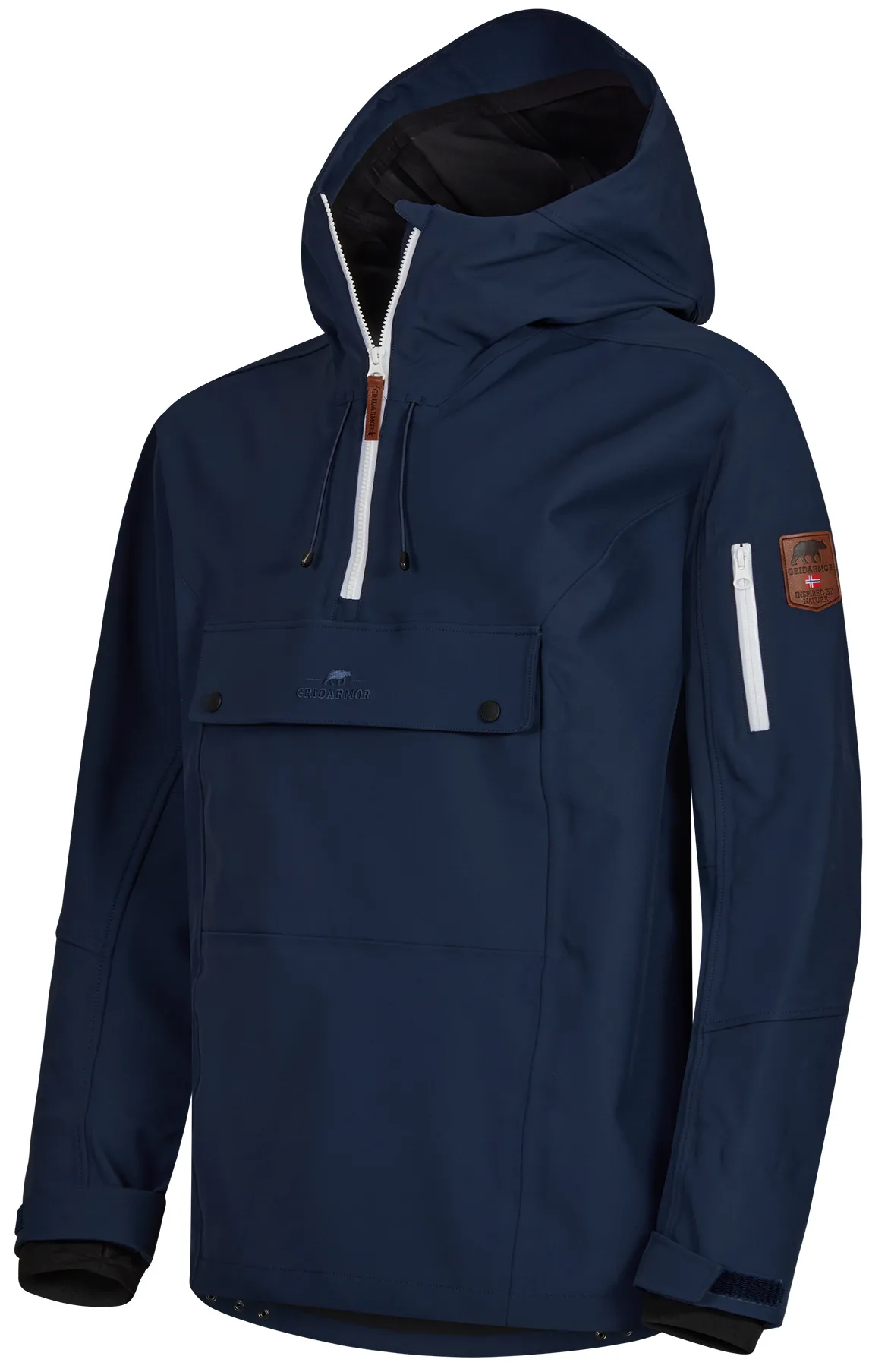 Gridarmor Skare Soft Shell Anorak Men Navy Blazer