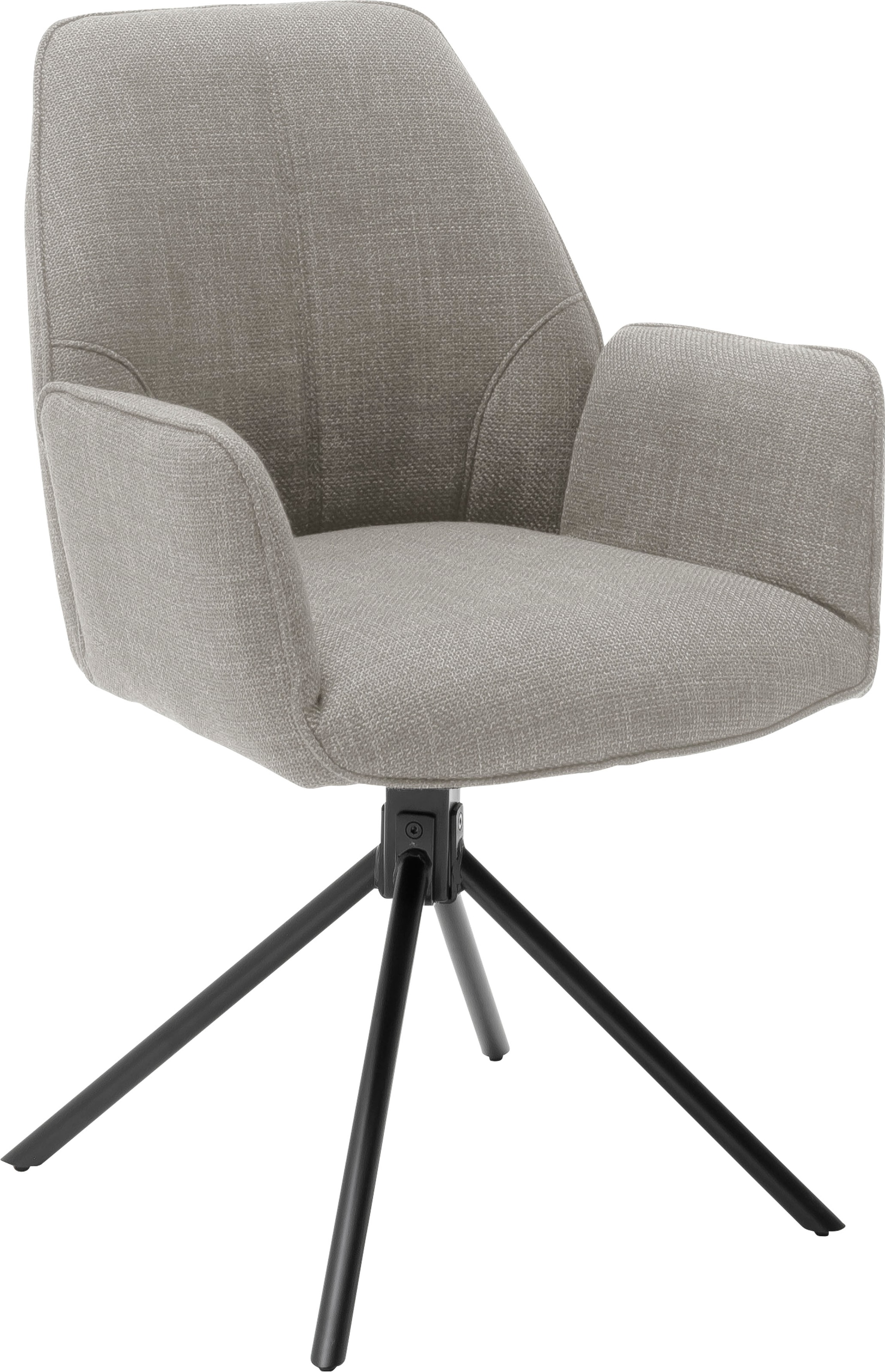 MCA furniture 4-Fussstuhl »Pemba« (Set) 2 Stk.2er-Set, 180°drehabr mit Nivellierung, Stuhl belastbar bis 120 kg