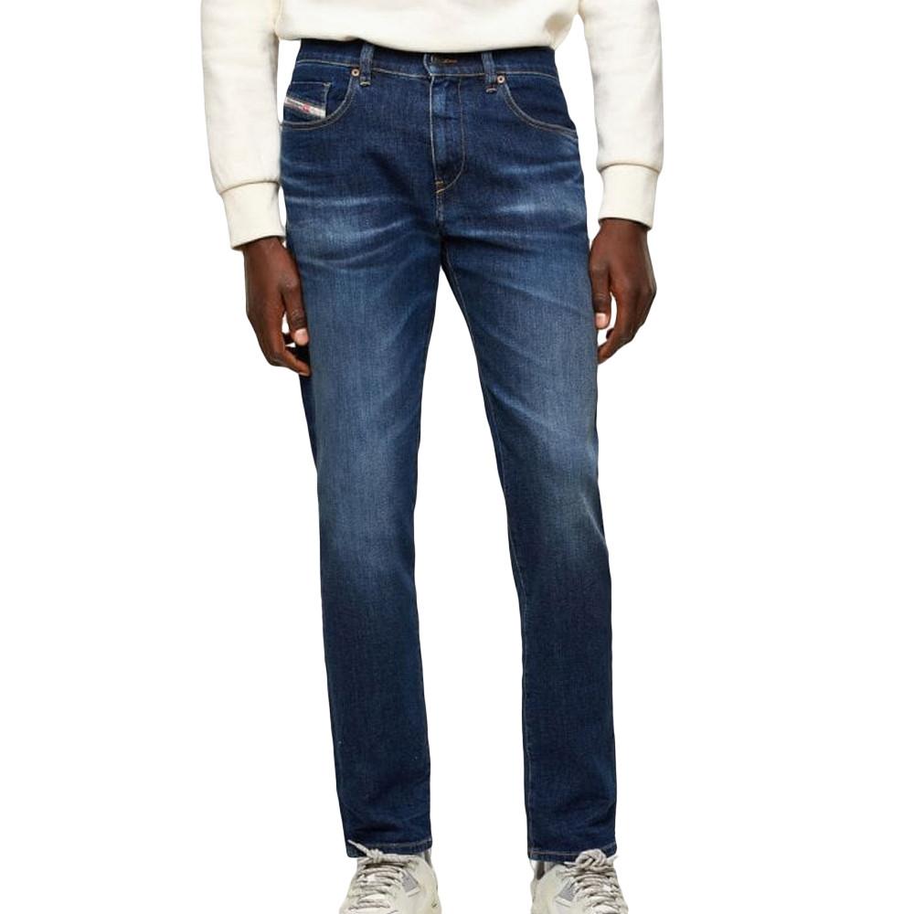 Diesel Jean Slim Bleu foncé classique homme Diesel D-strukt