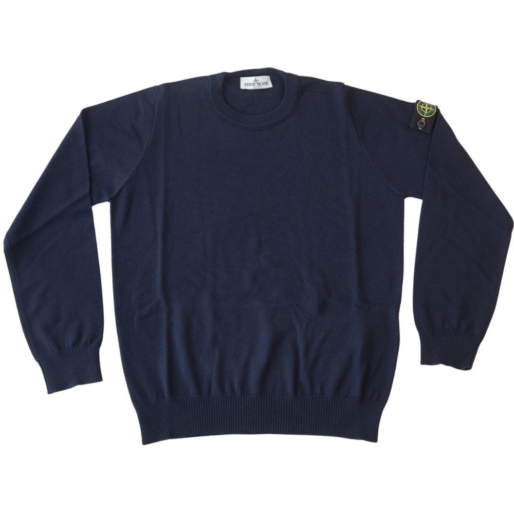 Køb Stone Island Navy Blue Strik