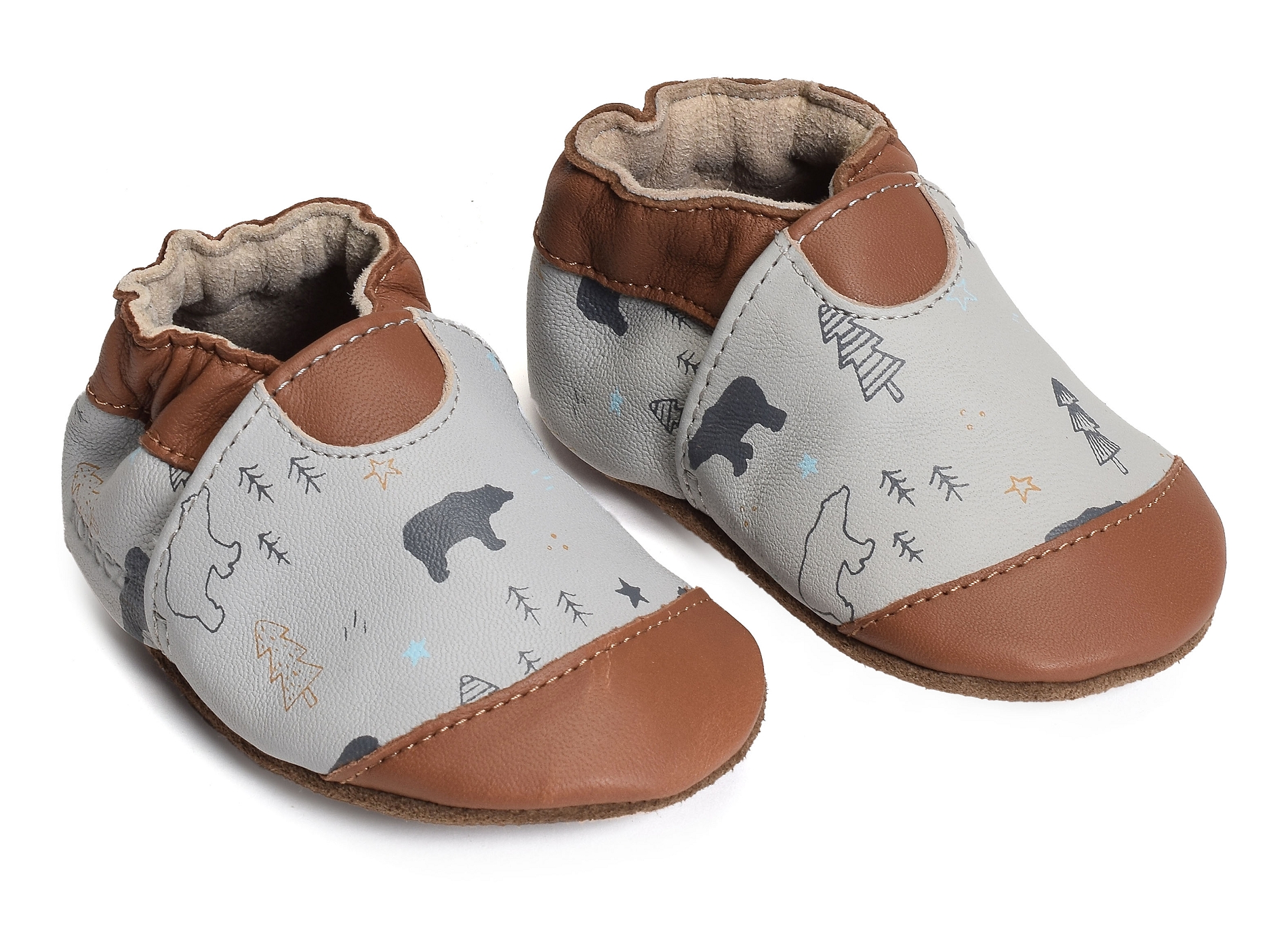 Wintering bear gris marron