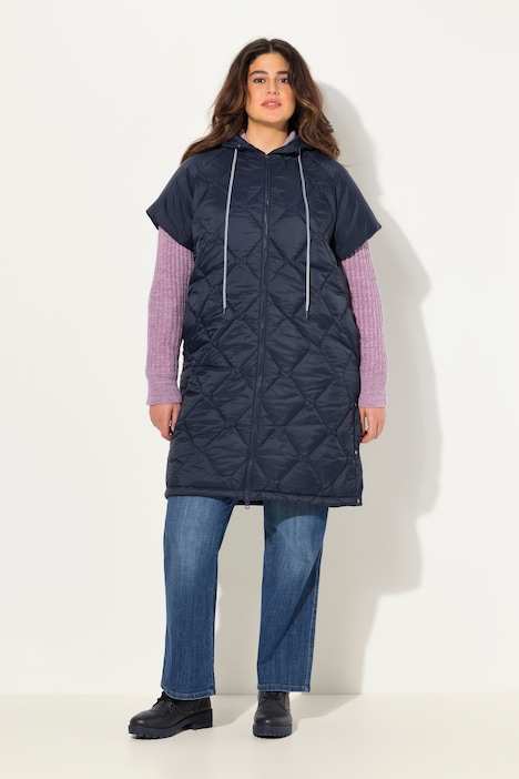 HYPRAR Steppweste, Tunnelzug, 2-Wege-Zipper, recycelt