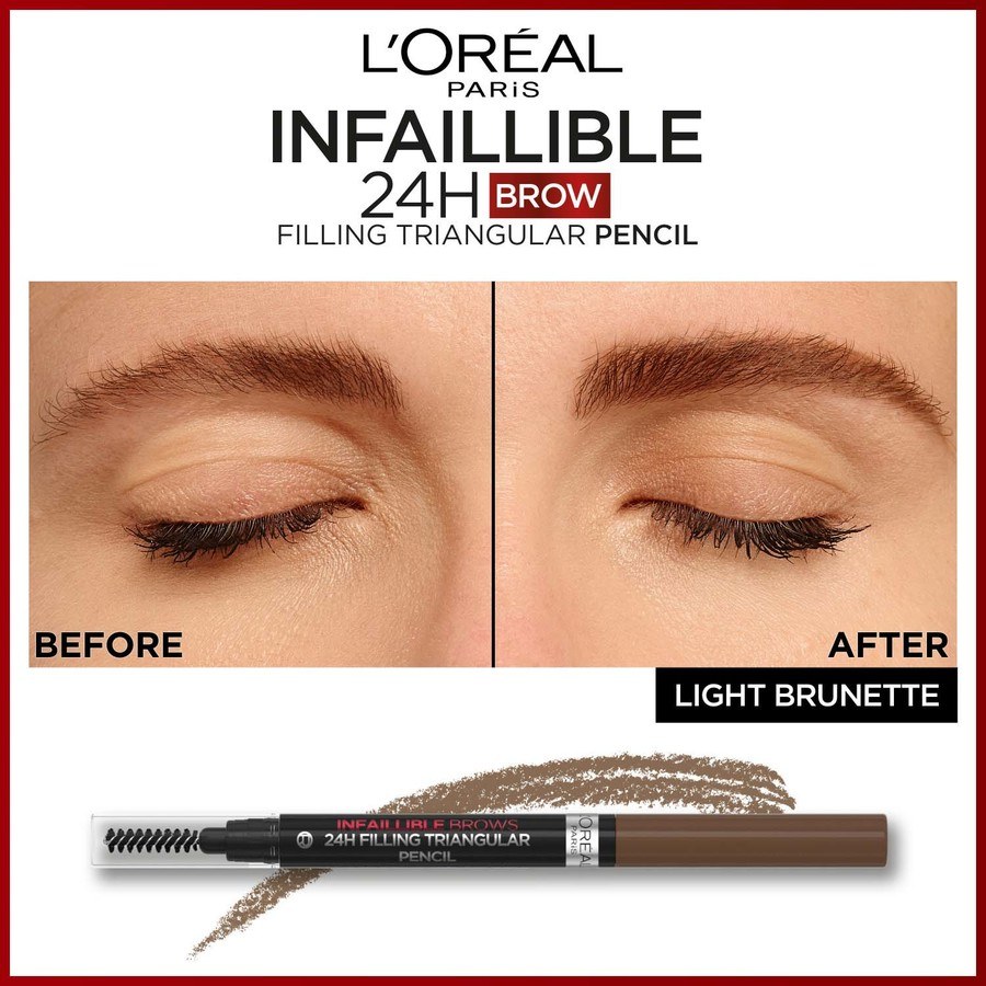 L'Oréal Paris Infaillible Brows 24H Filling Triangular Pencil 5.0 Light Brunette 1ml