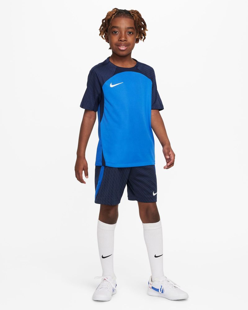 Maillot de football Nike Strike III Bleu Royal pour enfant