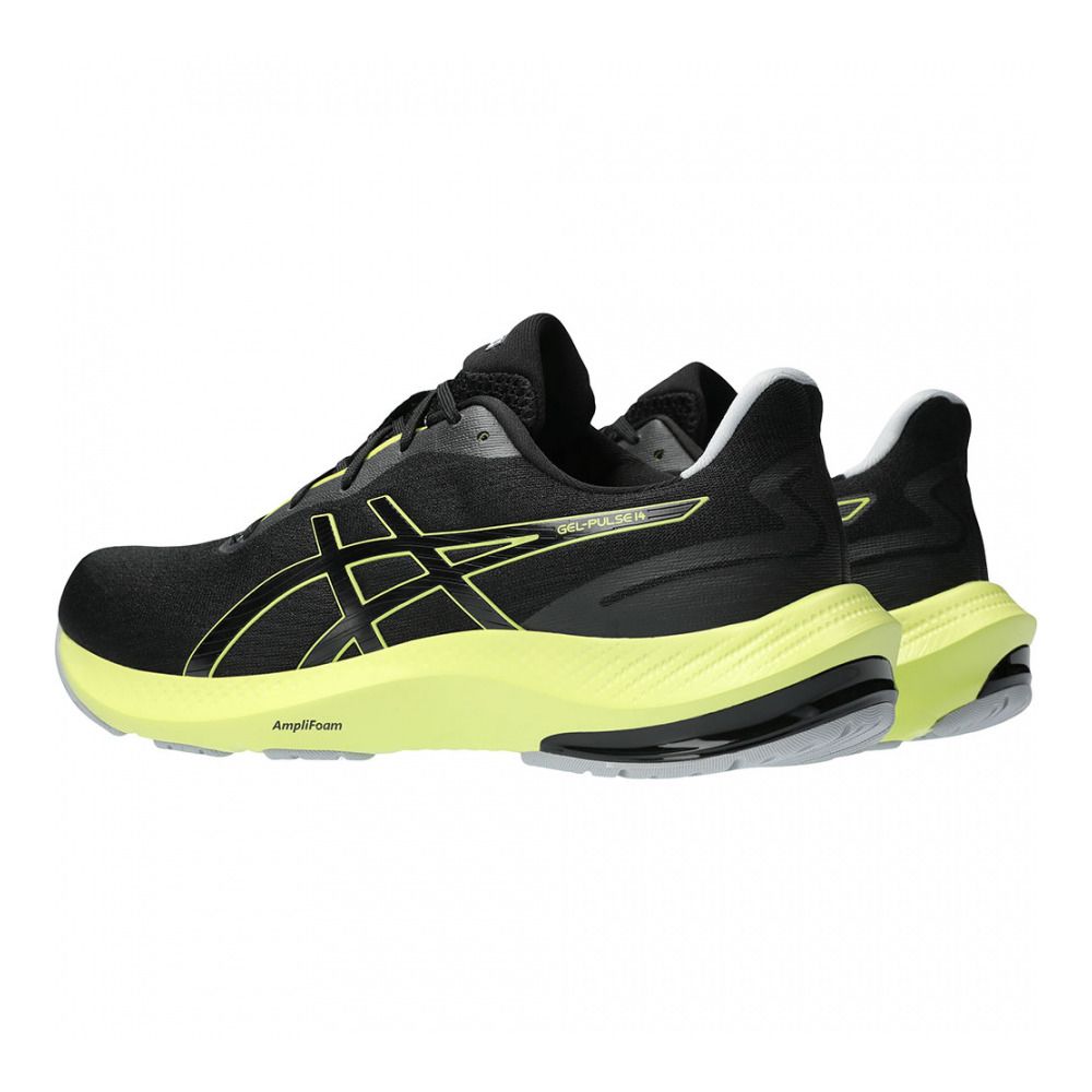 Asics GEL-PULSE 14 - Chaussures running Homme black/glow yellow