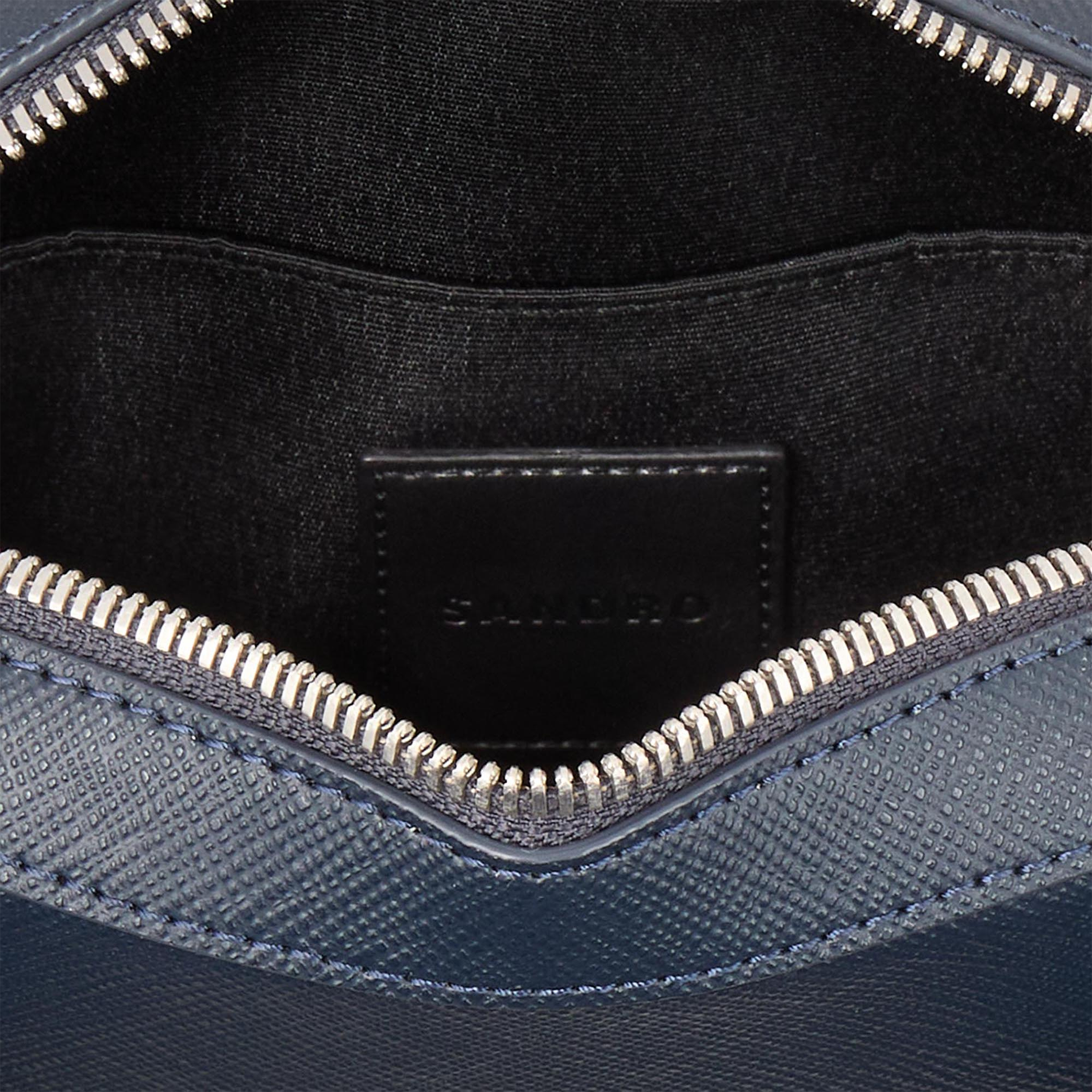 MINIBAG HOOK - Sac bandoulière en cuir recyclé | Bleu