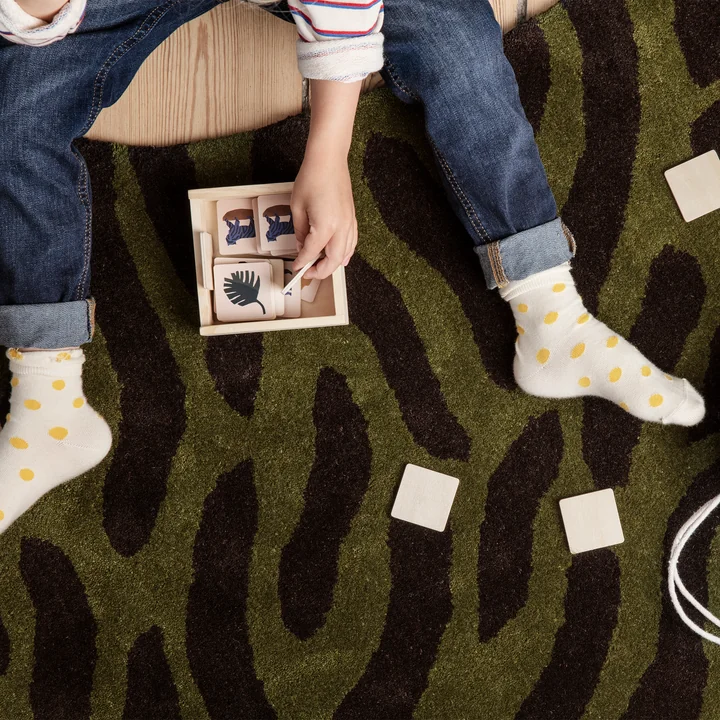 Ferm Living - Safari Teppich, Leopard