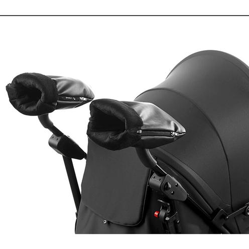 Gants Fourrures pour Guidon Noir - JANE
