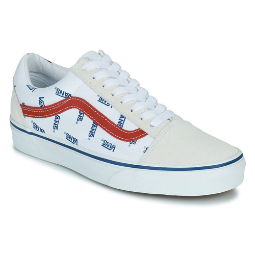 Vans - OLD SKOOL - Blanc / Bleu