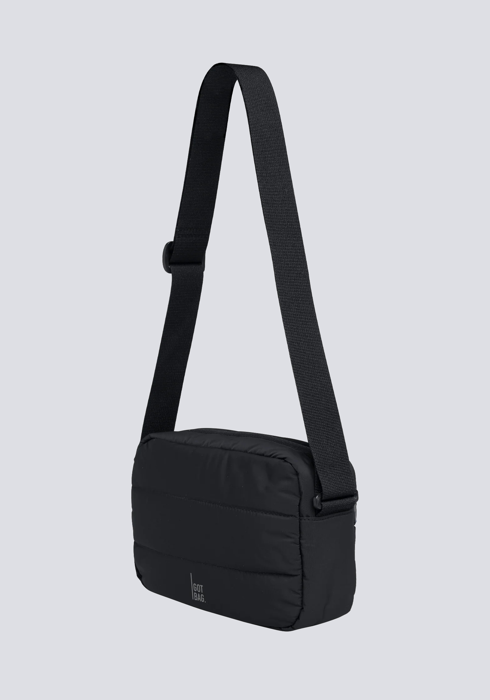 Got Bag Puffer Crosssbody Bag Monochrome Black