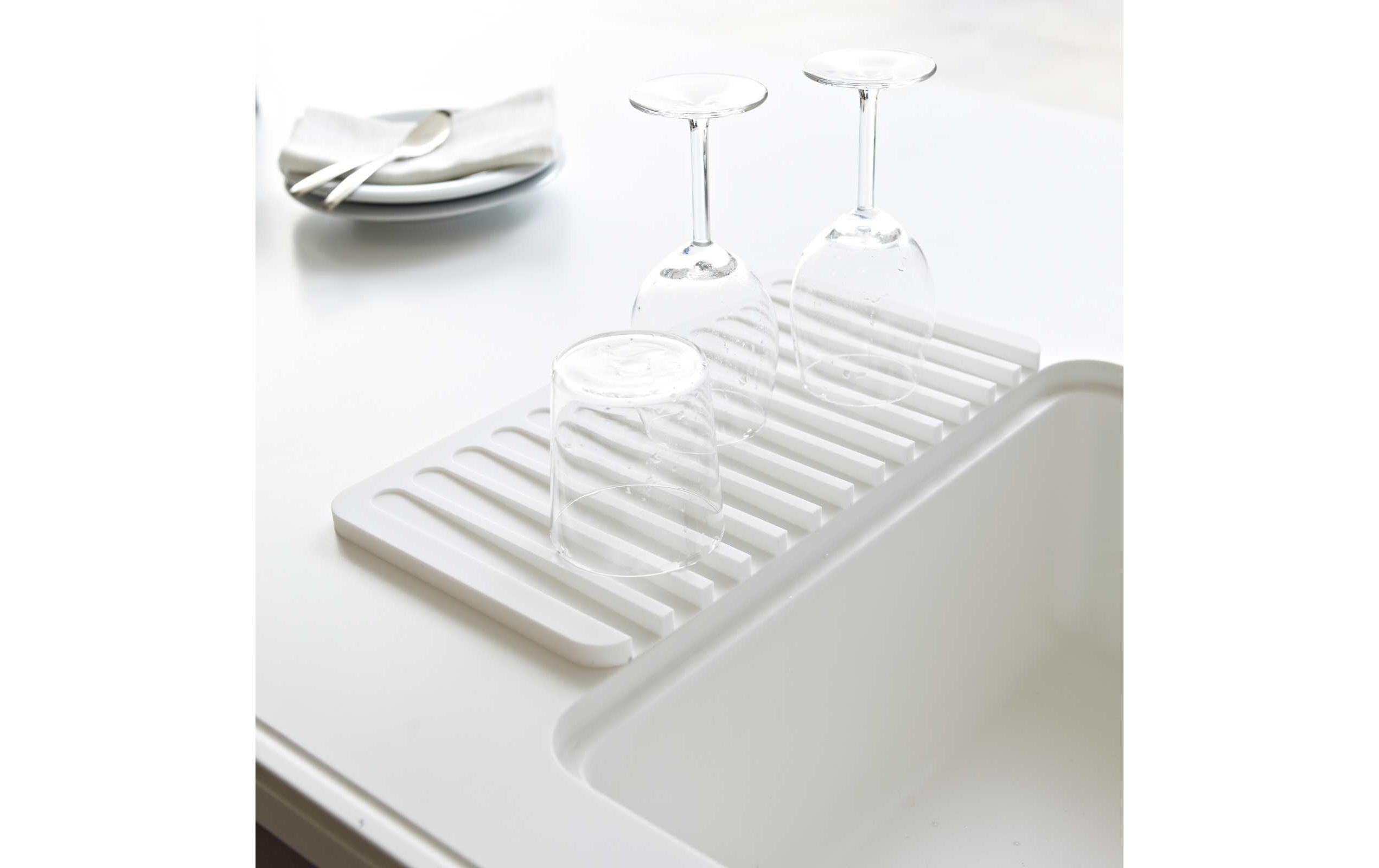 Abtropfmatte Flow WeissAbtropfmatte aus Silikon