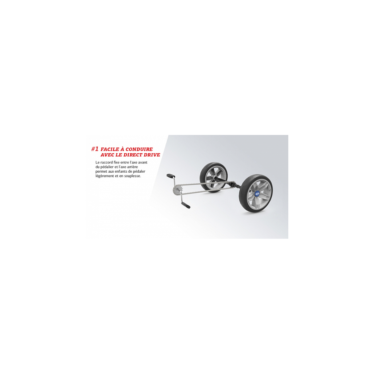 Kart à pédales reppy roadster