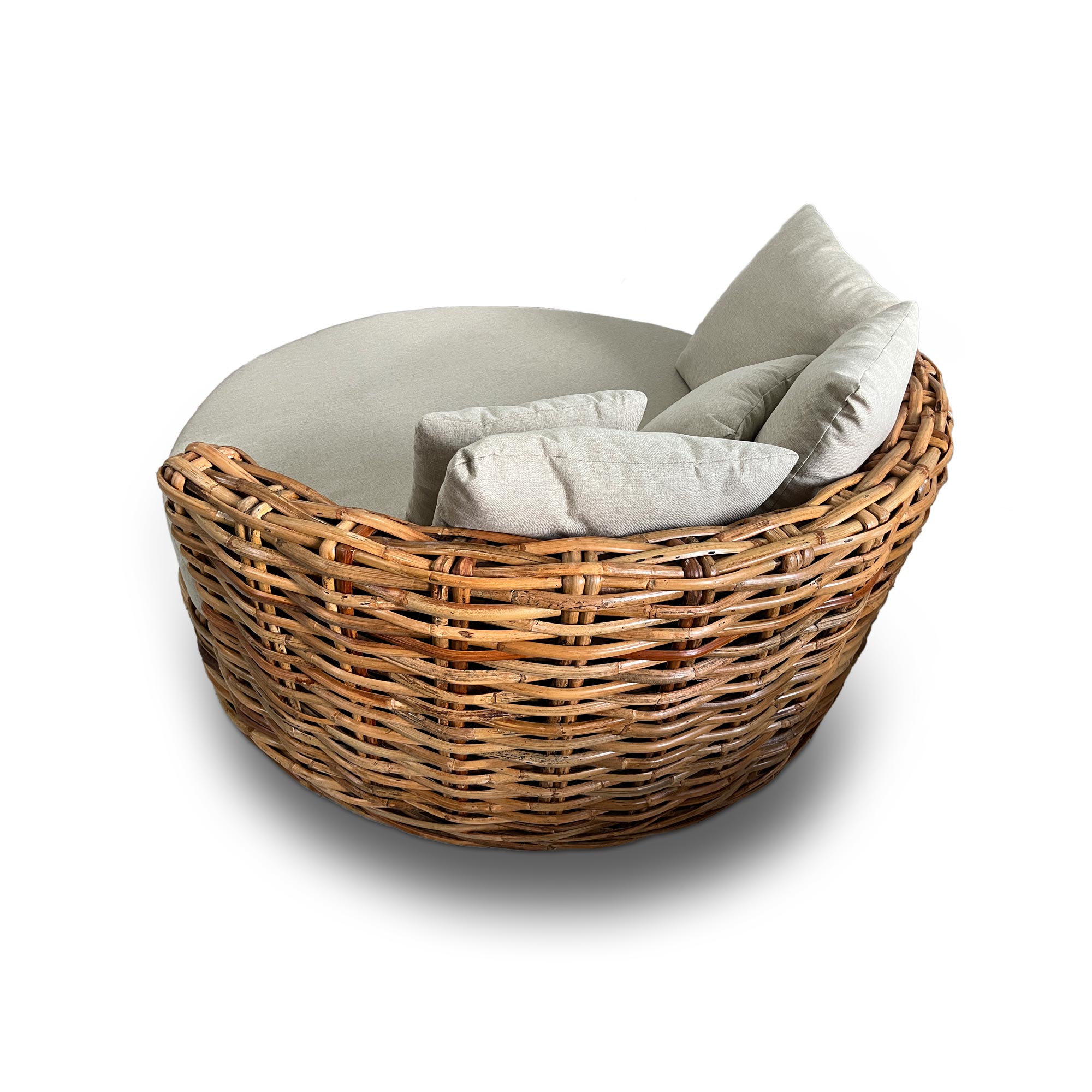 Daybed 'Belice' aus Rattan, Ø 155 cm, H 67 cm günstig bestellen