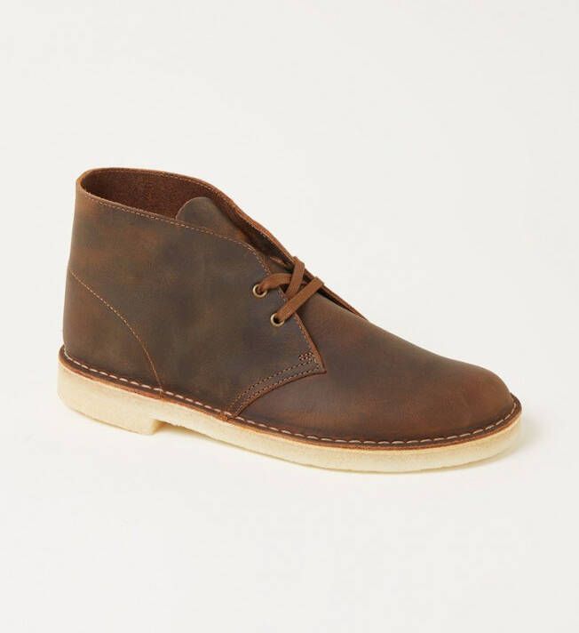 CLARKS ORIGINALS Clarks Veterschoenen Heren Desert Boot Heren Maat: 40 Materiaal: Leer Kleur: Bruin