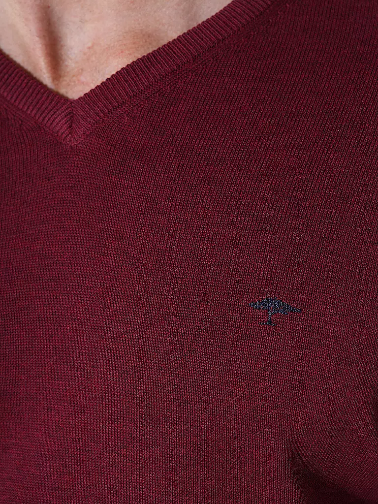 FYNCH HATTON Pullover dunkelrot