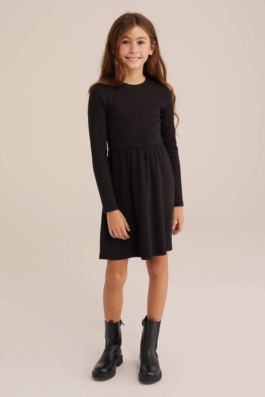 WE Fashion little black dress zwart