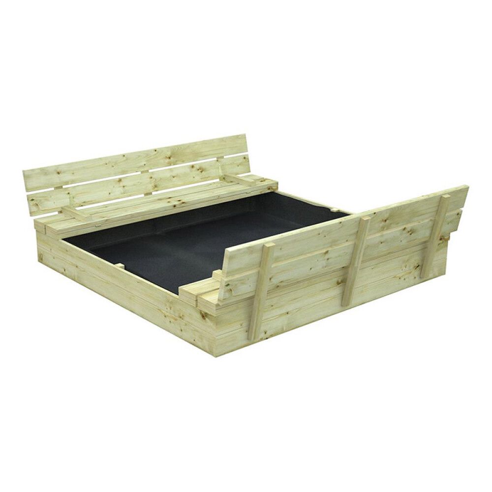 SANDKASSE PALMAKO SANDY 160X160 CM M/LOKK