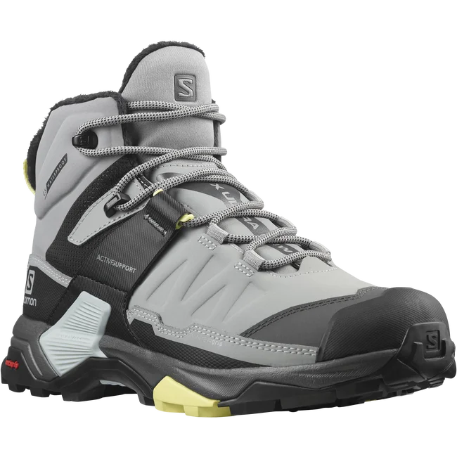 X ULTRA 4 MID WINTER THINSULATE™ CLIMASALOMON™ WATERPROOF  Winterschuhe Damen Monument/Black/Charlock
