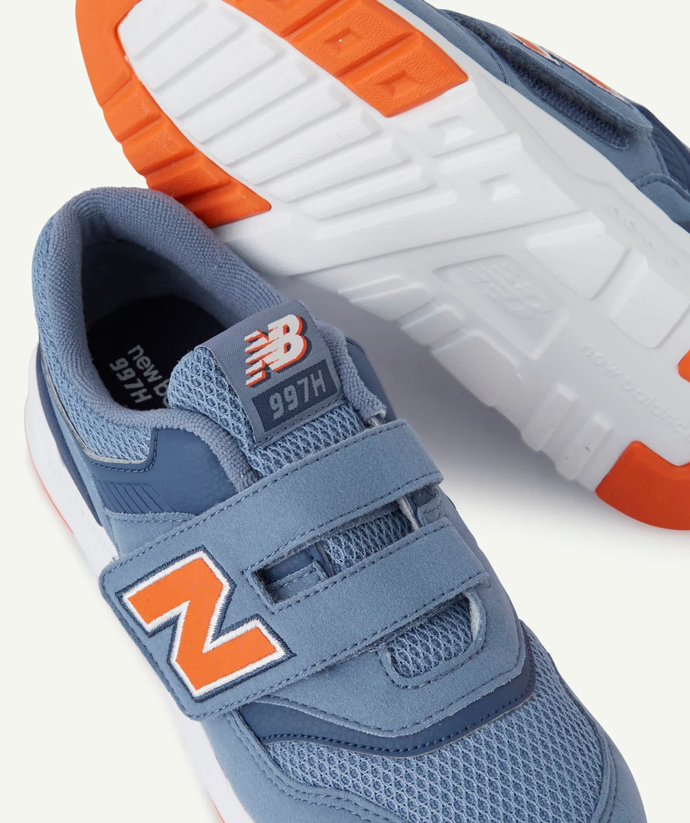 NEW BALANCEBASKETS 997H BLEUES ET DÉTAILS ORANGE