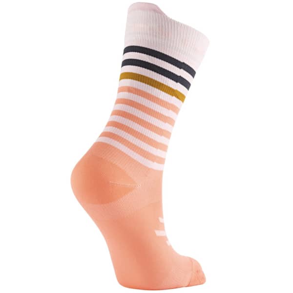 Chaussette running SIDAS RUN ANATOMIC LIGHT CREW W ROSE/BLANC