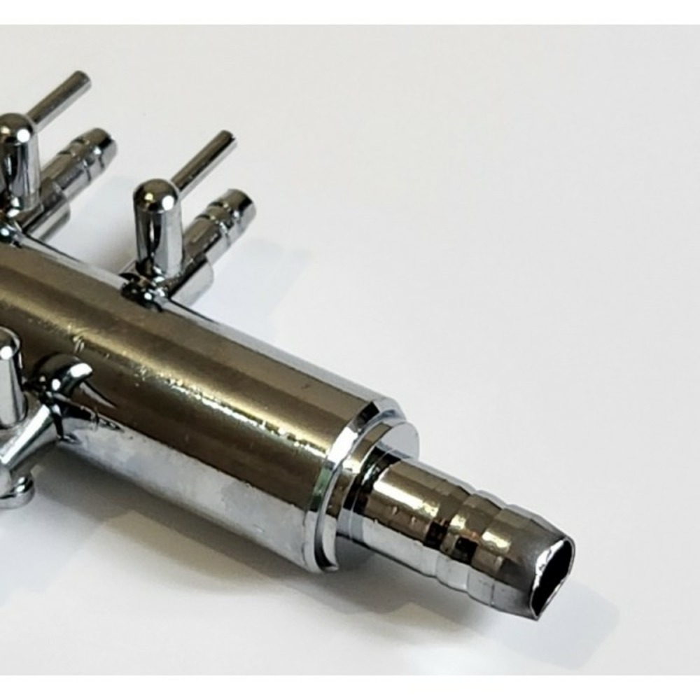 Répartiteur 12 voies en inox (entrée 8mm)