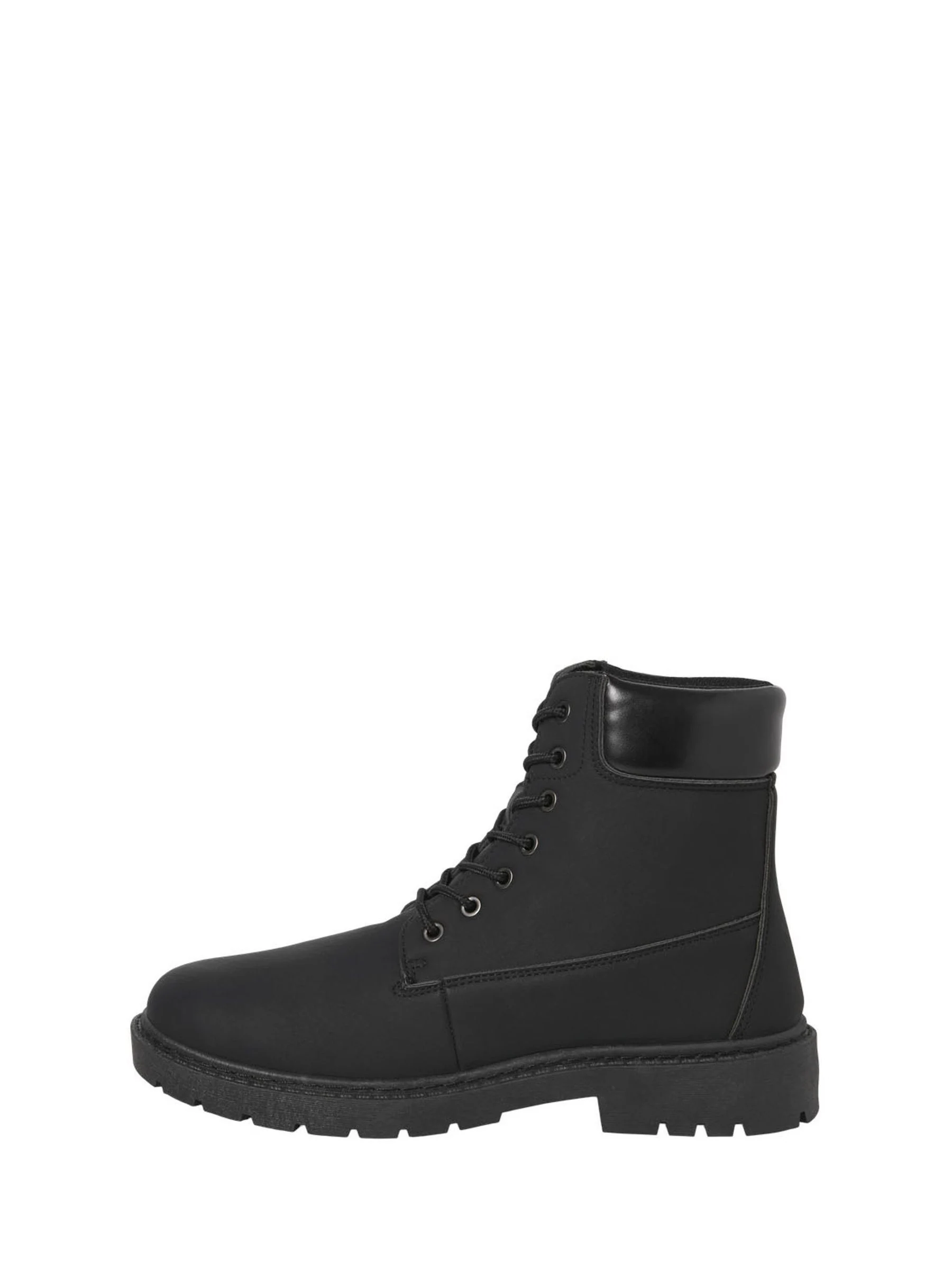 Zwart - JACK & JONES Tan Lace Up Ankle Boots