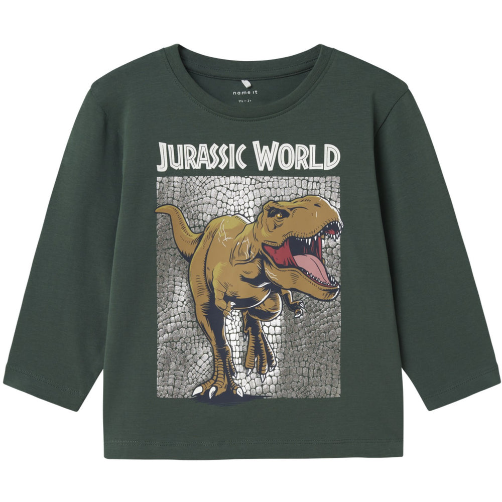 Køb Name It Garden Topiary Nmmjewel Jurassic Nreg Ls Top Noos Sky