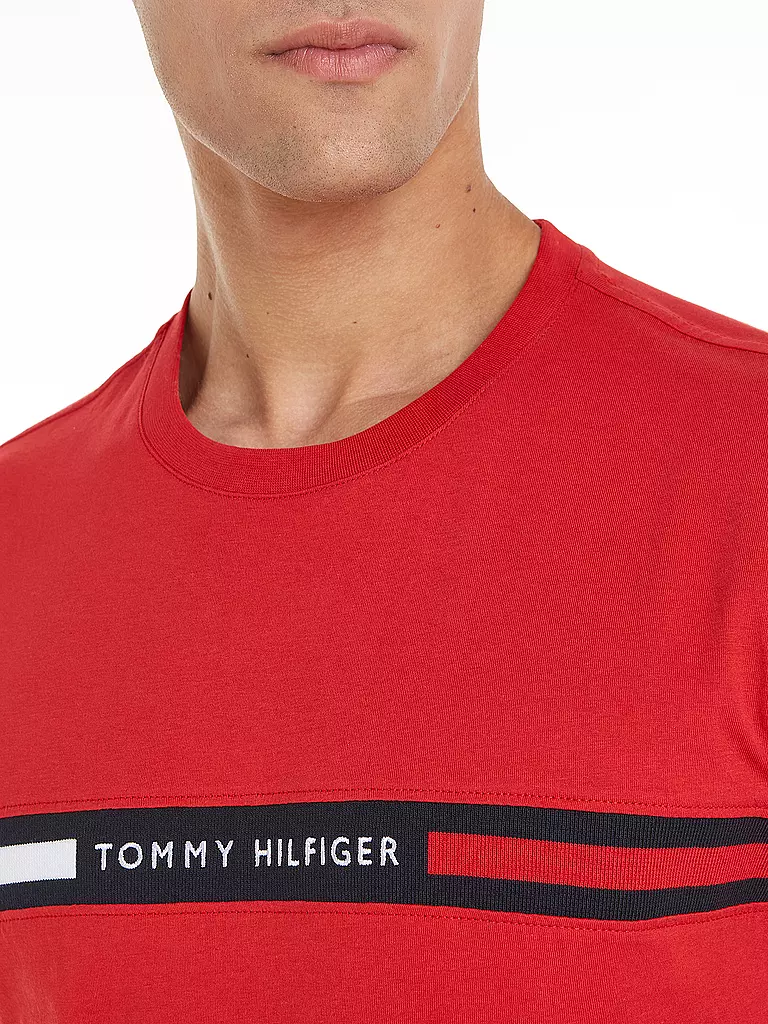 TOMMY HILFIGER T-Shirt rot