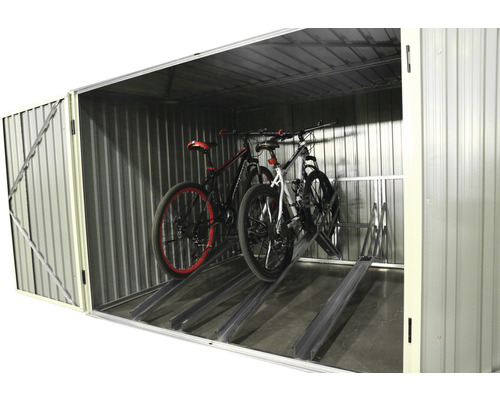 Fietsgarage, opbergbox WESTMANN incl. fietsstandaard 203 x 200 cm antraciet