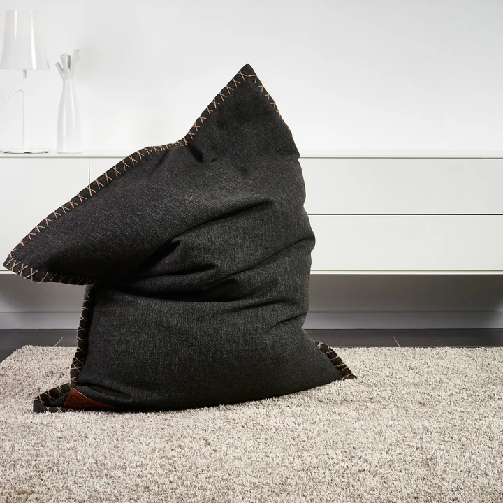 SACK it - SQUARE it Cobana Outdoor Sitzsack, schwarz