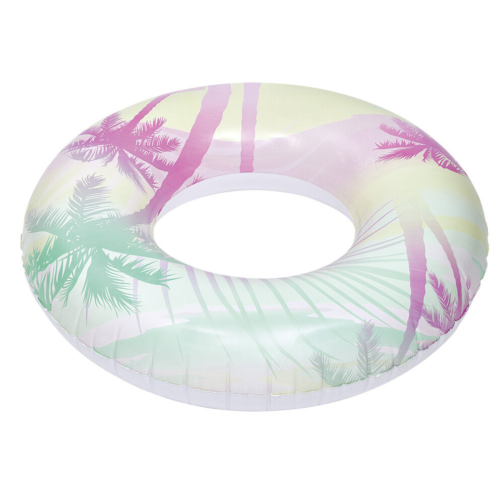 Bouée ronde imprimé palmier