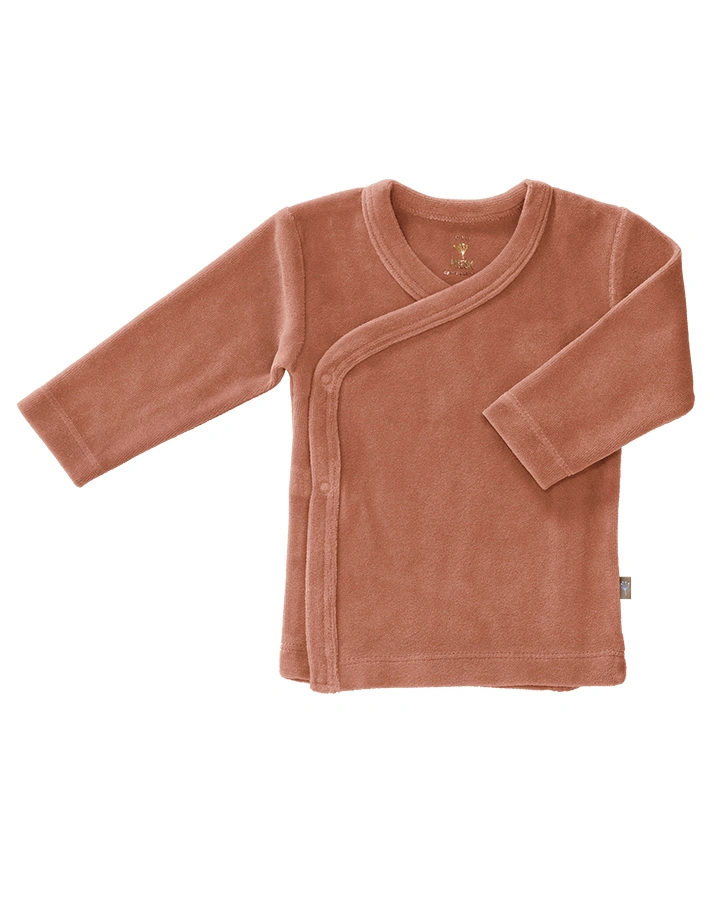 Wickeljacke VELOURS ASH ROSE in ziegelrot