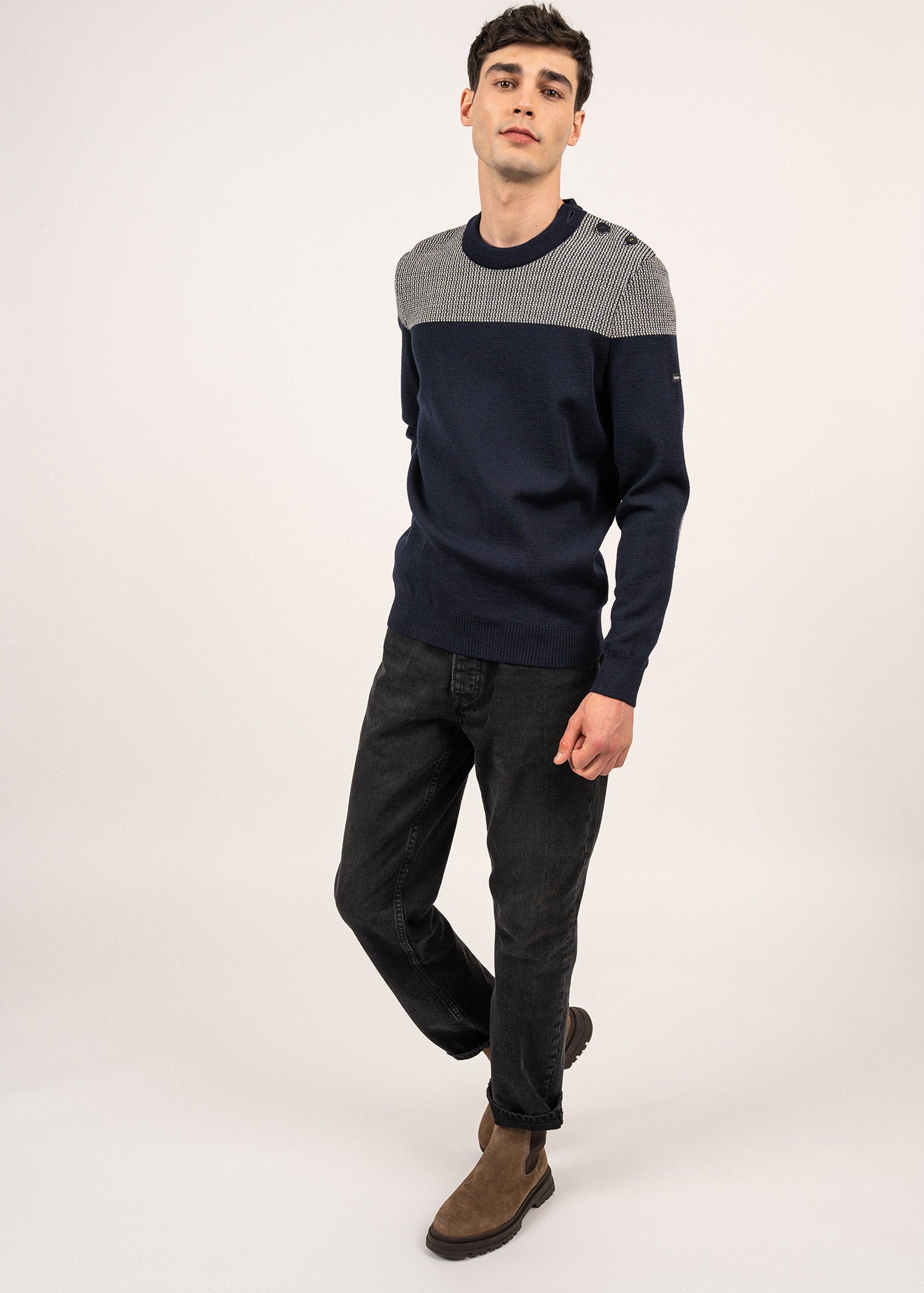 Pull marin bicolore Dinan