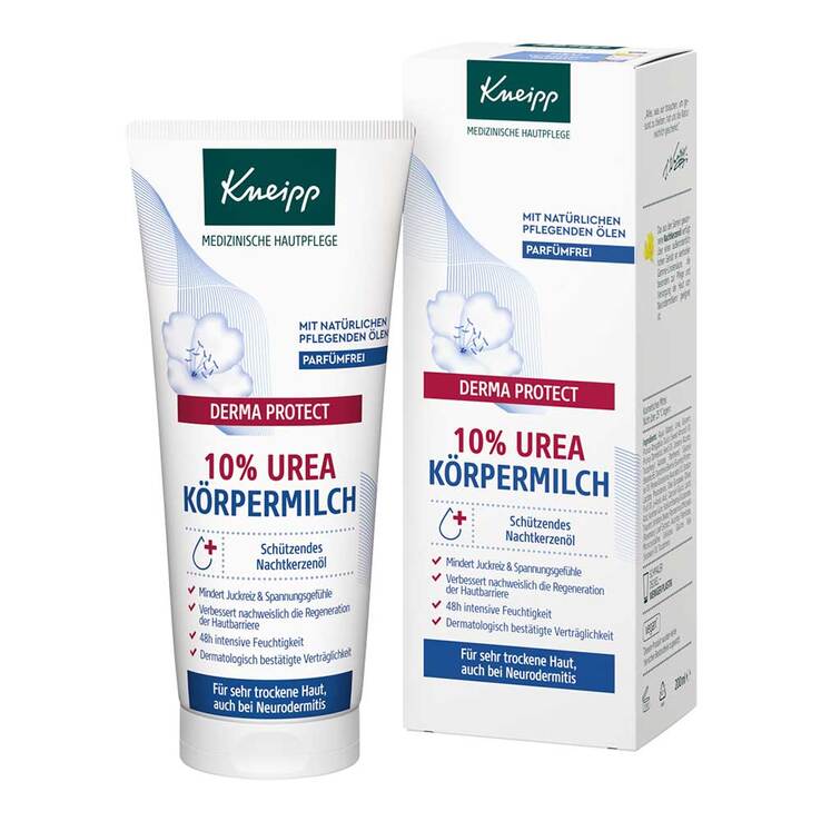 Kneipp Derma Protect 10% Urea Körpermilch, 200 ml