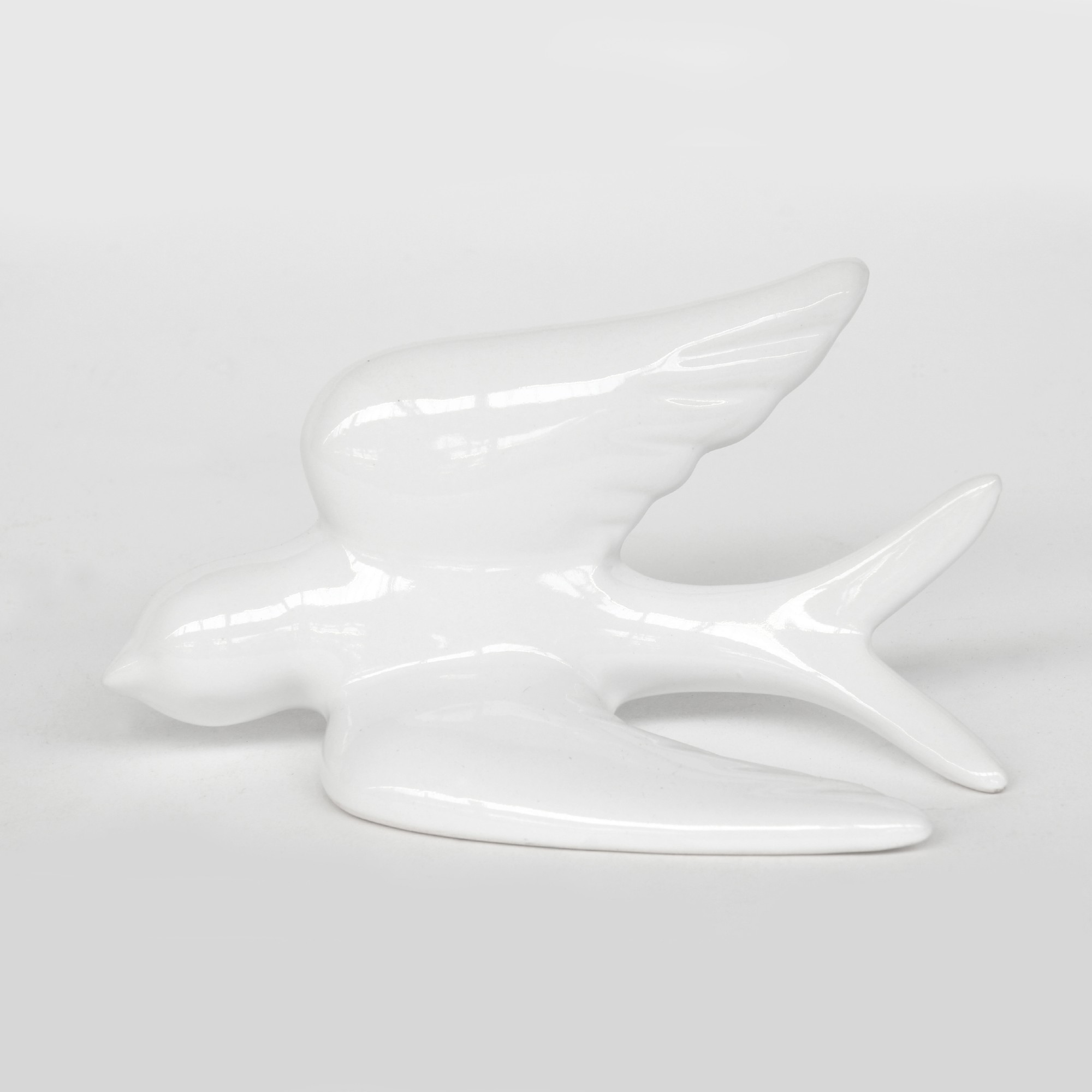 Schwalbe zur Wandbefestigung S, weiß, T 8 cm, B 16 cm, H 12 cm von fischer's lagerhaus