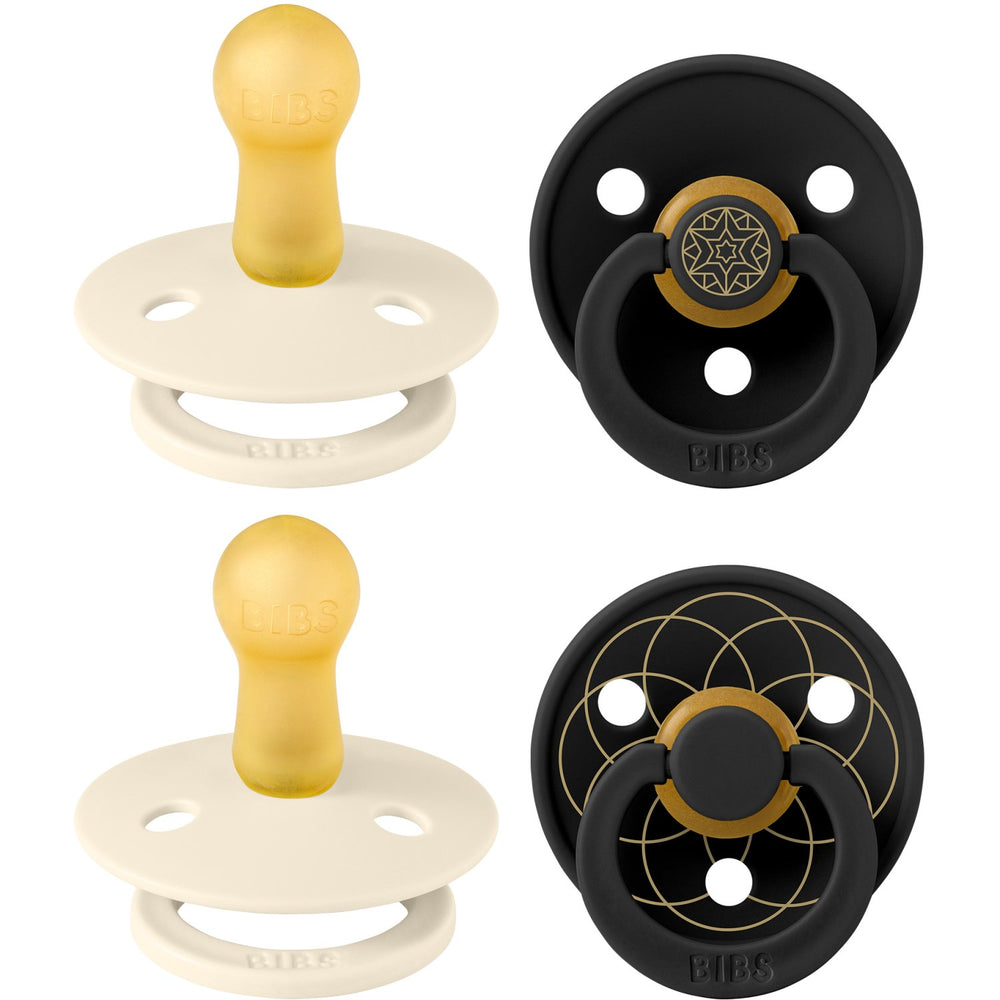 Køb Bibs Ivory Gold Black Gold Sut Studio Colour 4 Pak Noor & Layl Latex