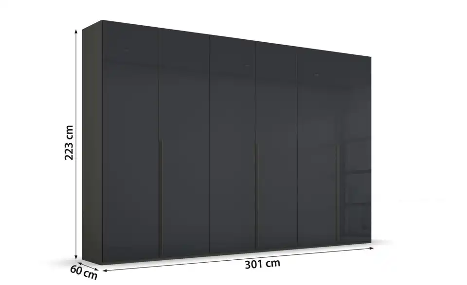 Drehtürenschrank 6 Stück 301 cm