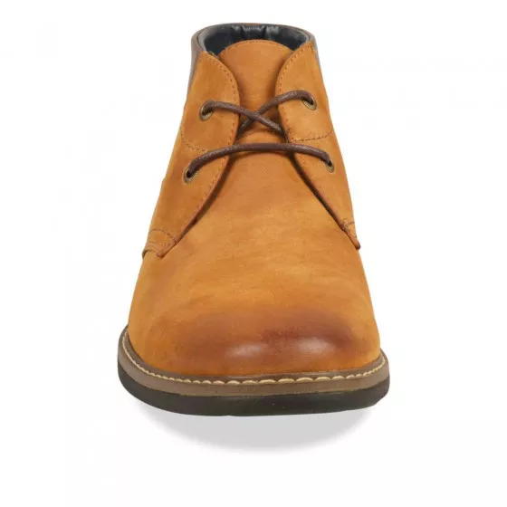 Bottines COGNAC DENIM SIDE