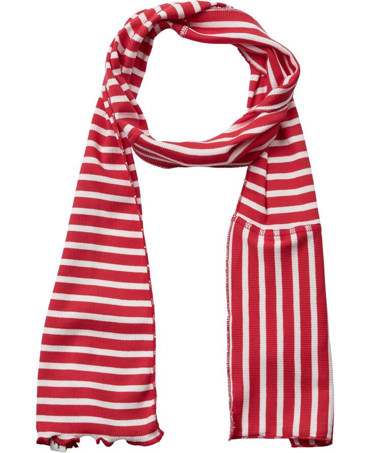 Mads Nørgaard - Copenhagen 2x2 Leftover Thorla Scarf Rød med striber