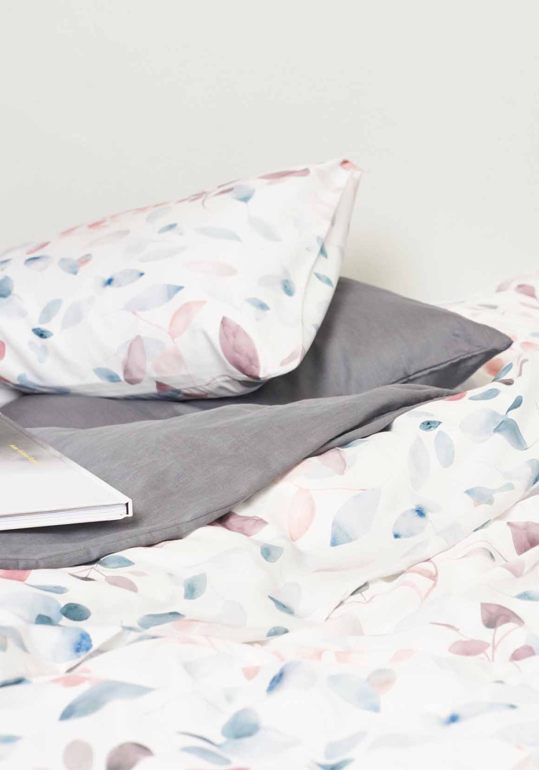 Journey Living Duvetbezug Greina Ocean Blue/Cassis - Satin Bettwäsche