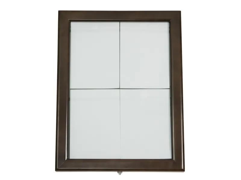 Securit® CLASSIC informationsdisplay i mørkebrun