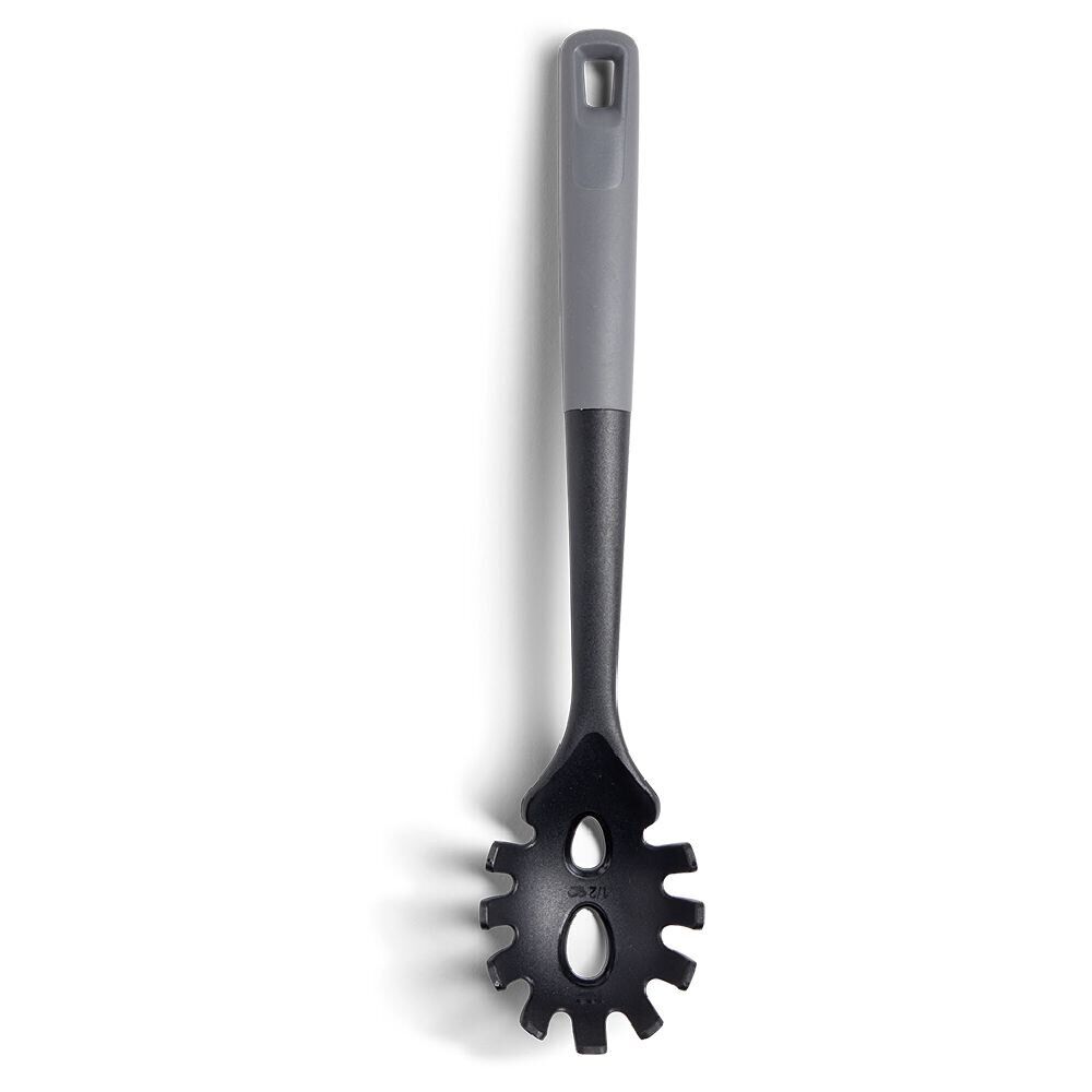 Cuillère à spaghetti en plastique noir et gris L.34,5cm