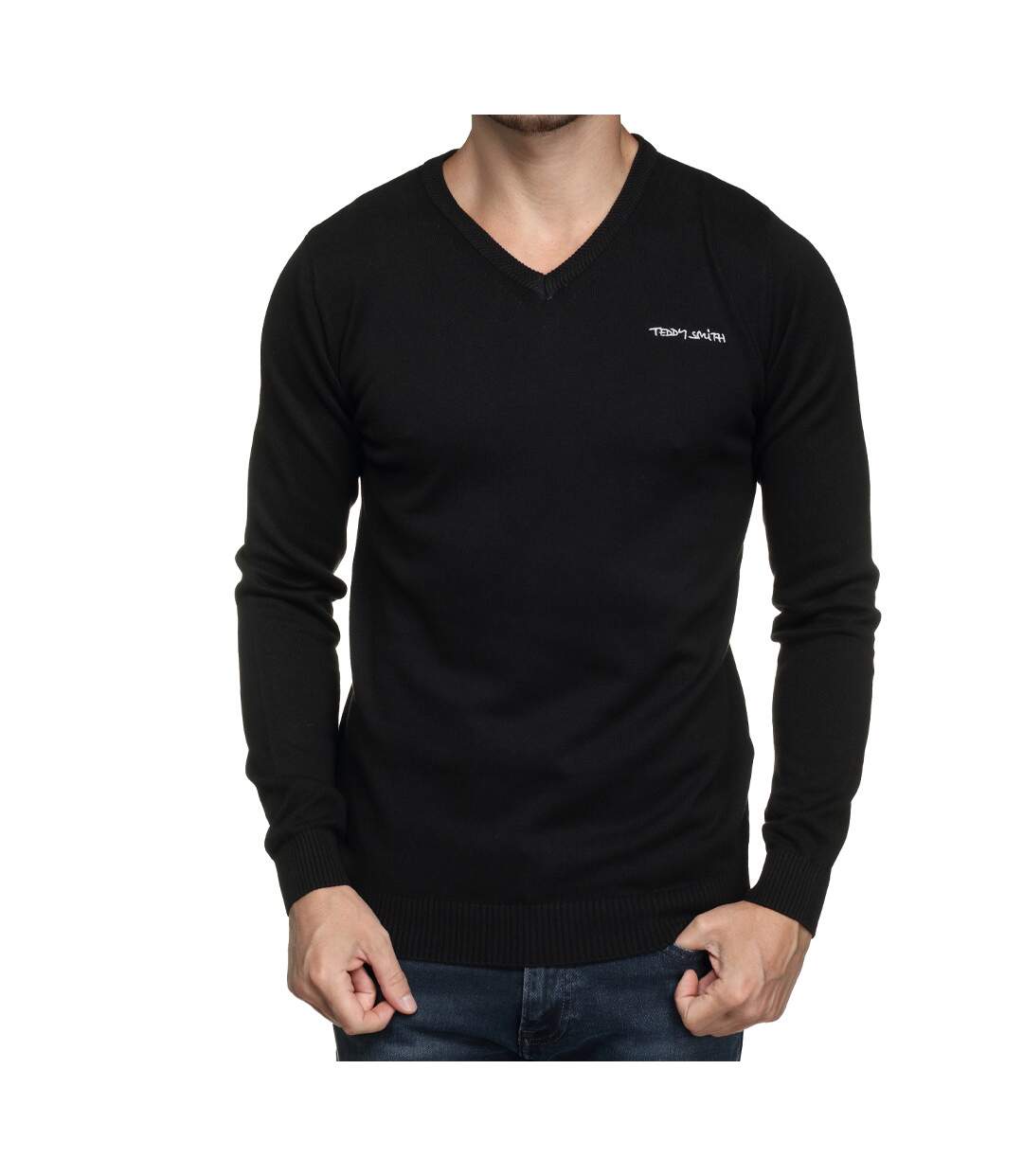 Pull Noir Homme Teddy Smith Pulser