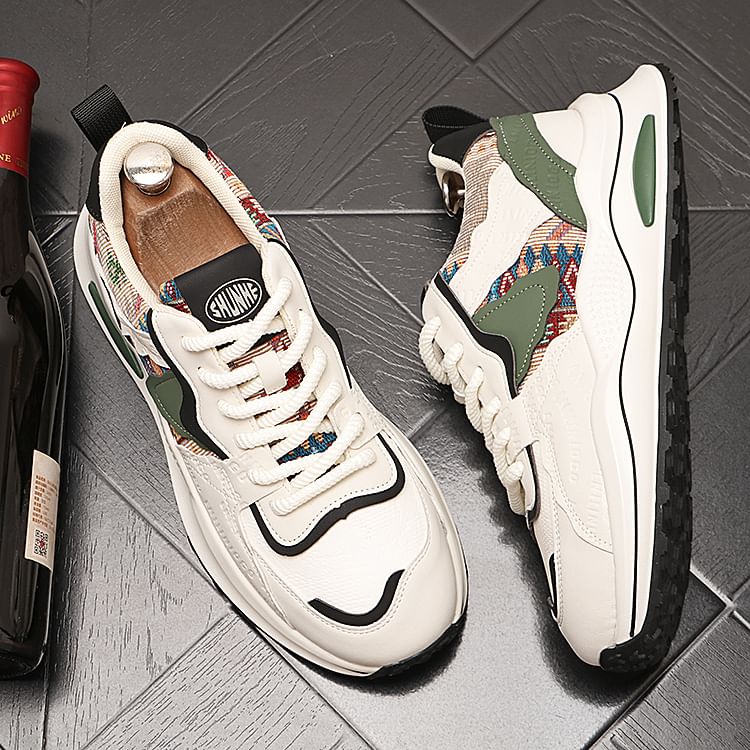 Mr Ozera - Platform Paneel Sneakers